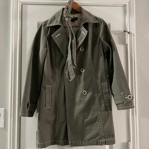 🌺 New York & Company women's army green trench 🌺